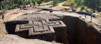 The Church of St George is the best known of the rock hewn churches of Lalibela | Caroline Mongrain