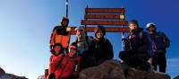 Group photo at Point Lenana upon Mount Kenya | Heike Krumm