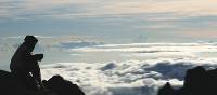 Sunrise on the summit of Mount Kinabalu, Borneo | Amy Croucher