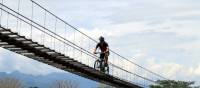 Bridge crossing in Northern Borneo