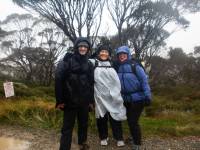 Happy walkers on the trail to Mt Kosciuszko |  <i>Jannice Banks</i>