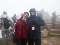 Walkers celebrating at the summit of Mt Kosciuszko |  <i>Jannice Banks</i>