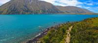 Cycling near Lake Ohau Lodge on the Alps 2 Ocean Cycle Trail | Daniel Thour