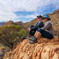 Enjoying the views on the Larapinta Trail | Luke Tscharke