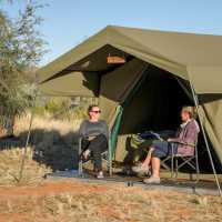 Relaxing at our Eco-Comfort Camps | Luke Tscharke
