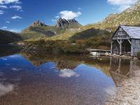 The iconic Cradle Mountain and boat shed at Dove Lake |  <i>Adrianne Yzerman</i>