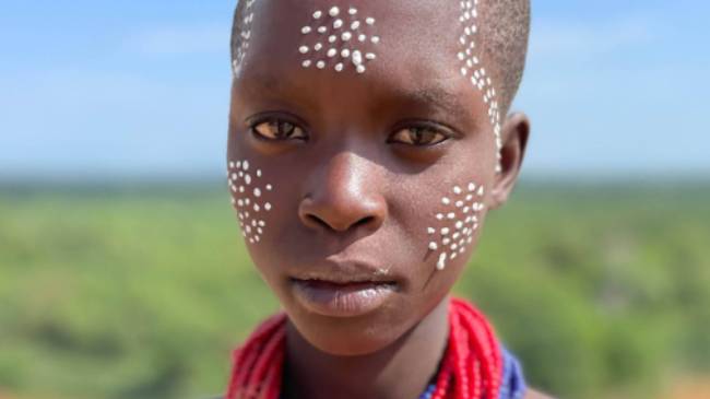 Local girl in Ethiopia