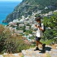 Hiking above Positano on the Amalfi coast, Italy | Sue Badyari