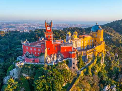 The National Palace of Pena in Portugal