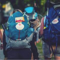 Pilgrims walking on the Camino in Spain | @timcharody