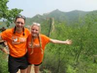 Fundraising for charity on the Huma Great Wall of China Open Challenge |  <i>Claire Smart</i>