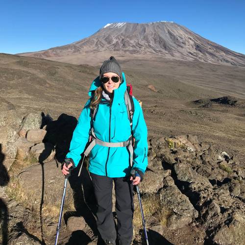 Trekker on the Huma Kilimanjaro Open Challenge