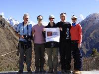 Trekkers on the AHF Michael Dillon Everest Base Camp trek. |  <i>Amy Darwall</i>