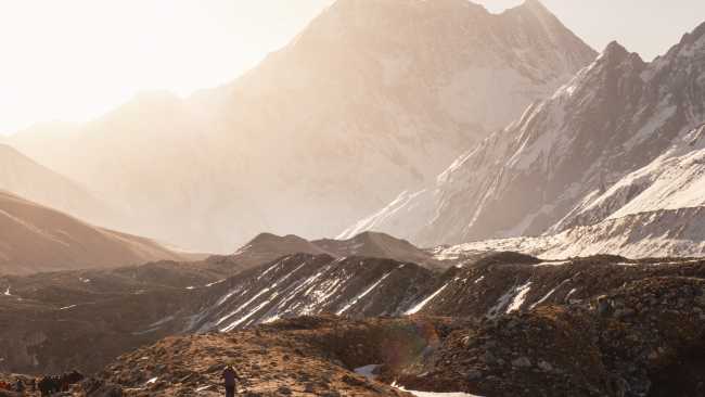 Glorious mountain views on the Manaslu Circuit