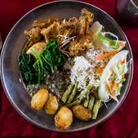 We include freshly prepared, nutritious meals three times a day while on trek in Nepal. | Lachlan Gardiner