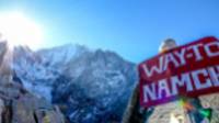 Walking into Namche Bazaar |  <i>Clancy Ivanac</i>