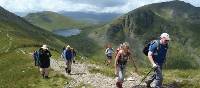 Ascending St. Sunday Crag from Grisedale Beck