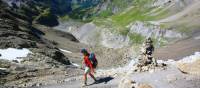 Hiking the Hohturli Pass on the Alpine Pass Route