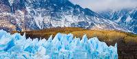 Beautiful blue hues in Patagonia